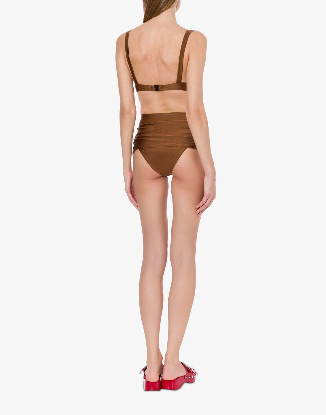 PHILOSOPHY Bikini in lycra Beachwear Marrone