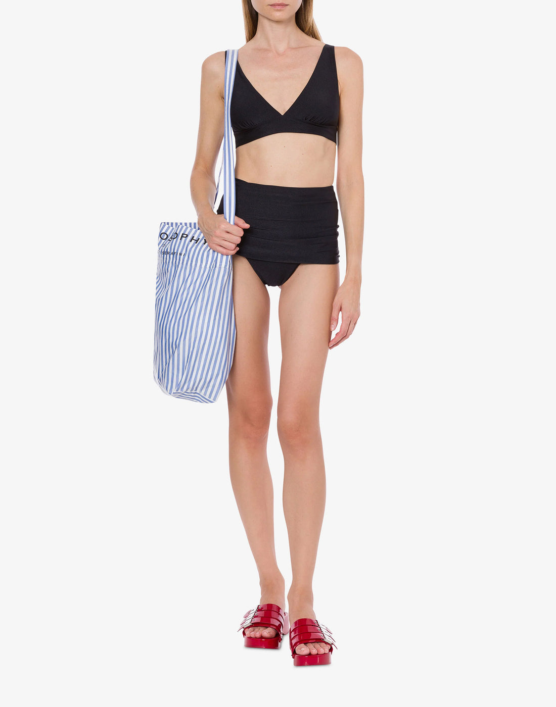 PHILOSOPHY Bikini in lycra Beachwear Nero