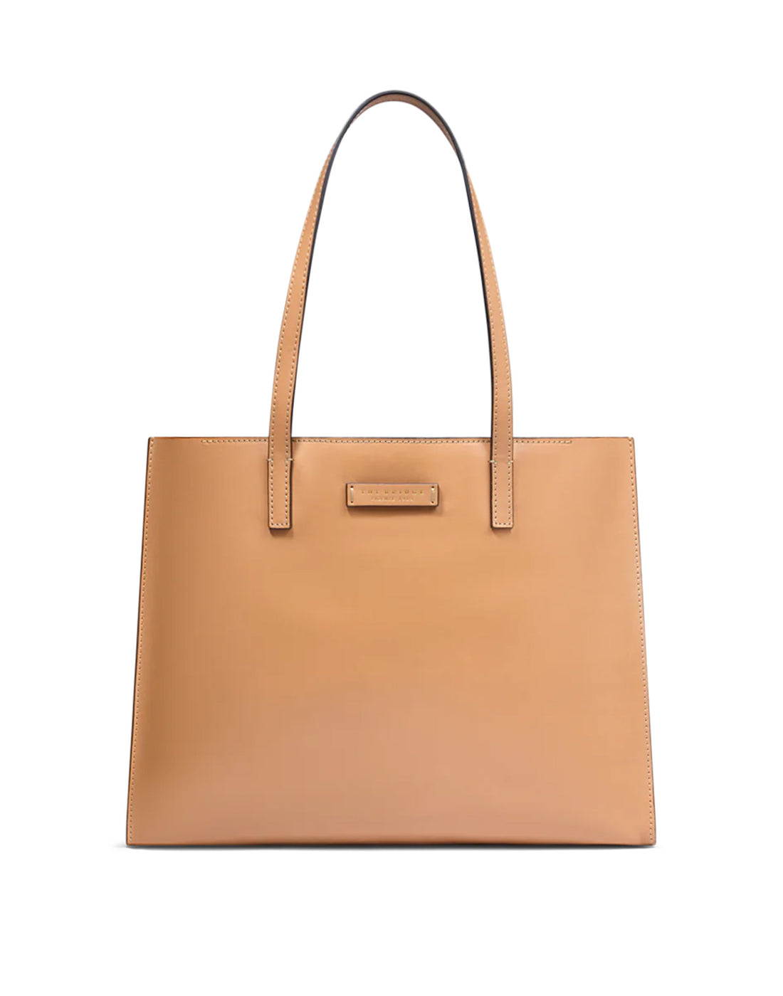 THE BRIDGE Shopper Mirra in Pelle Marzapane/Oro