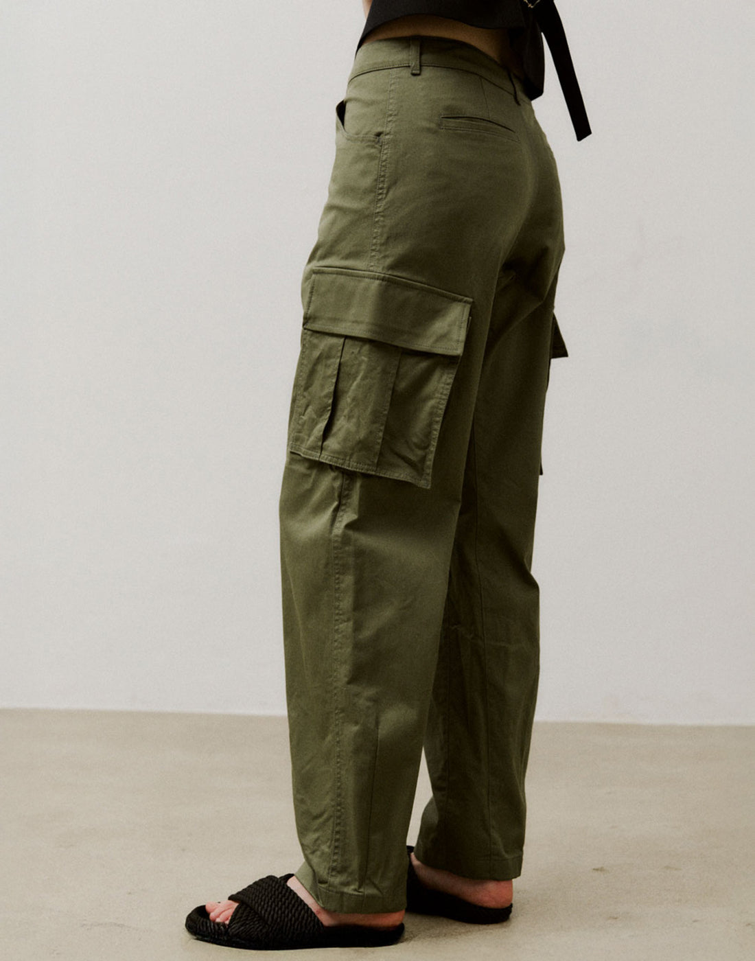 VIS A VIS Pantaloni Cargo Khaki