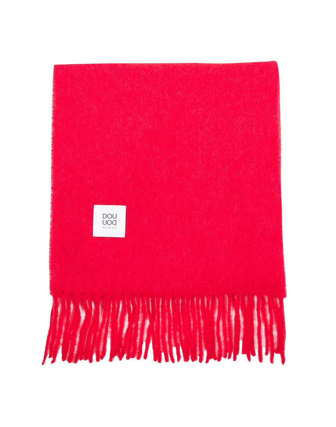 Alpaca scarf with fringes