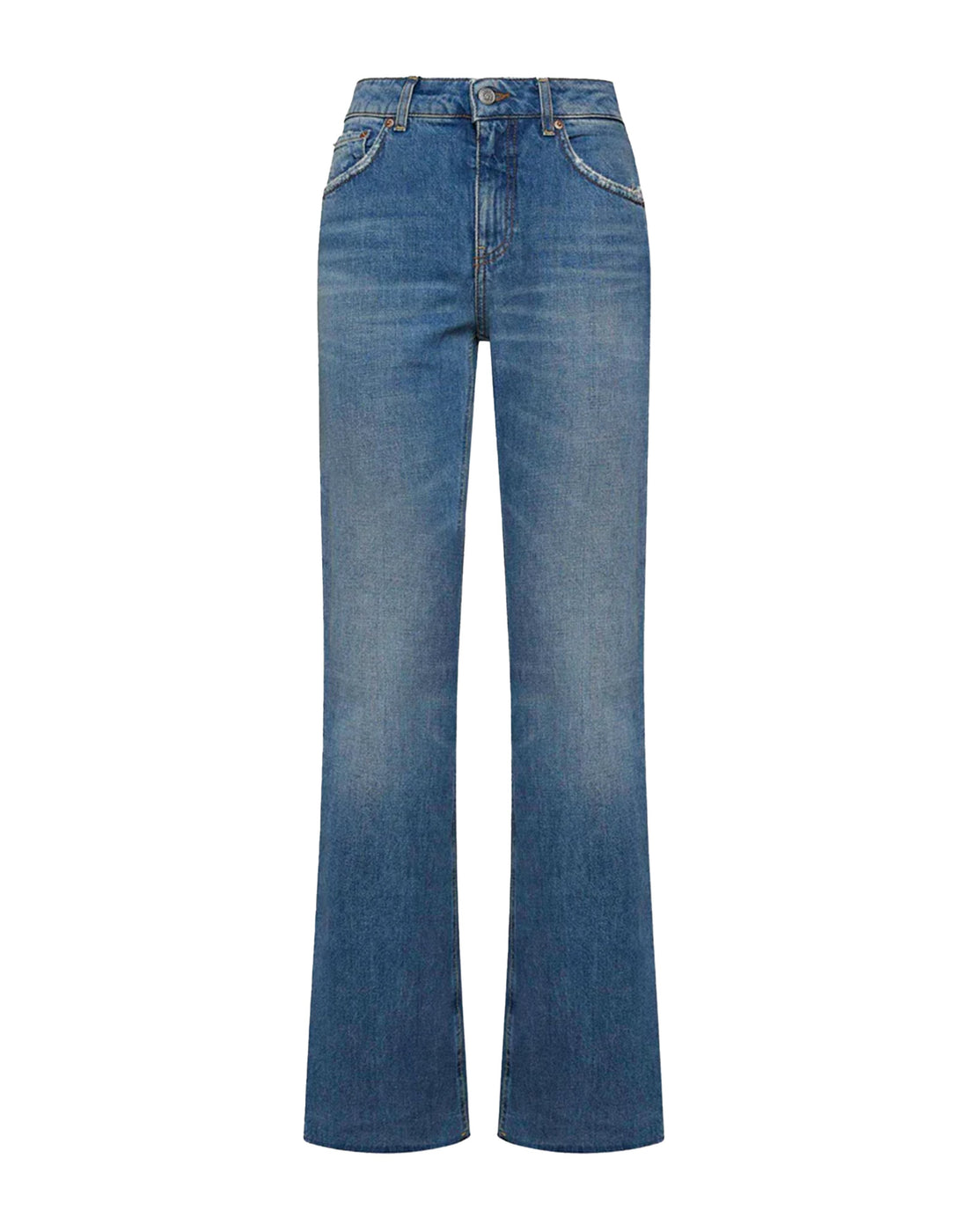 DEPARTMENT FIVE Jeans Bootcut Mega in Denim Blu