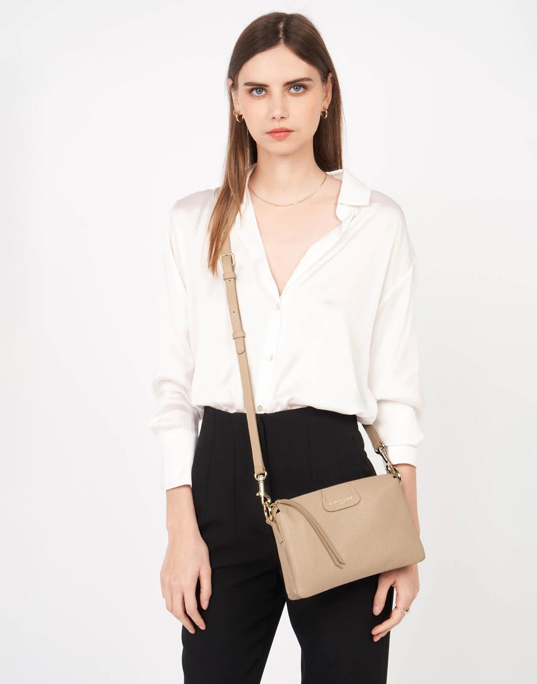 LANCASTER Pochette Dune Beige Foncè