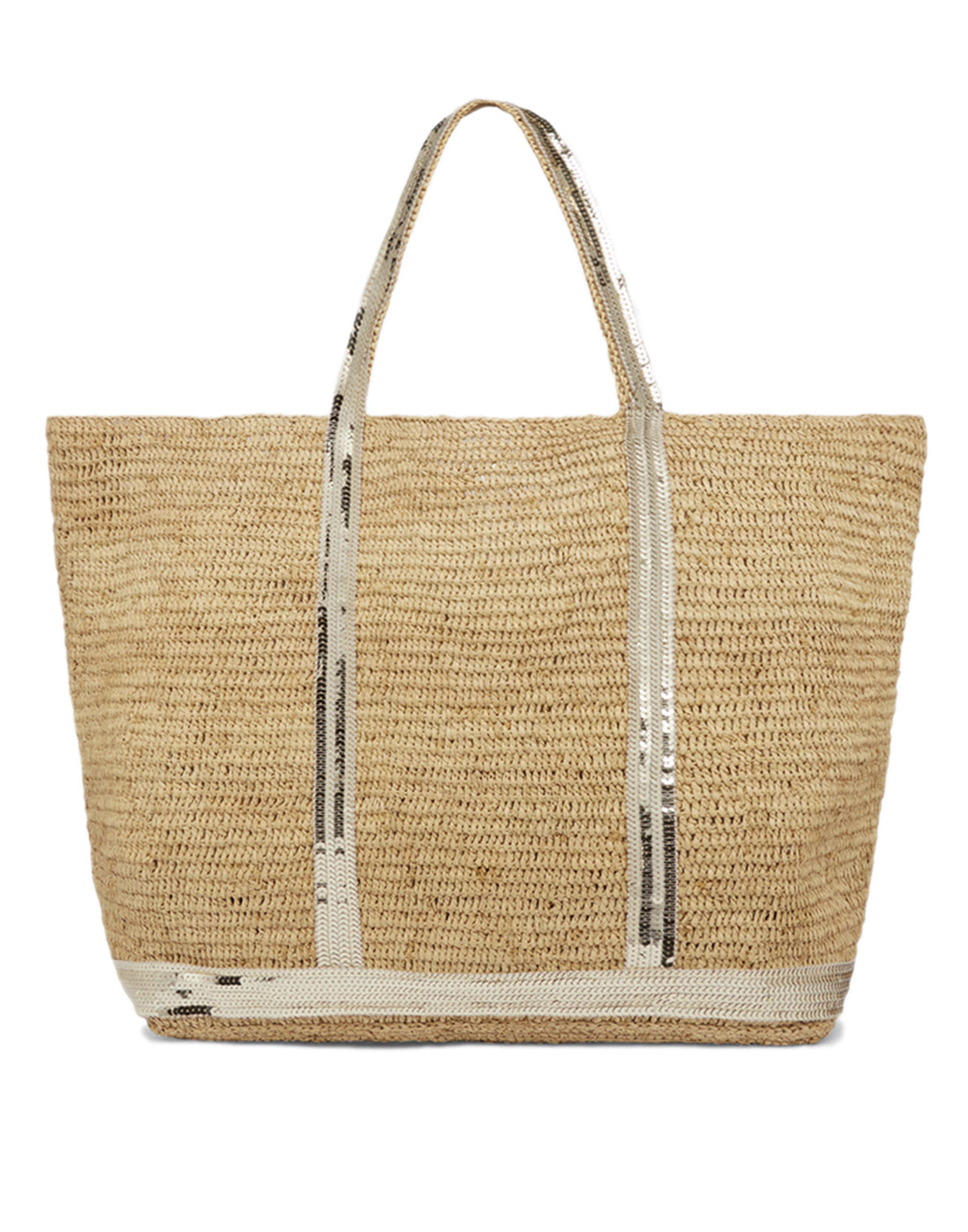 VANESSA BRUNO Borsa Cabas Tote XL in Rafia