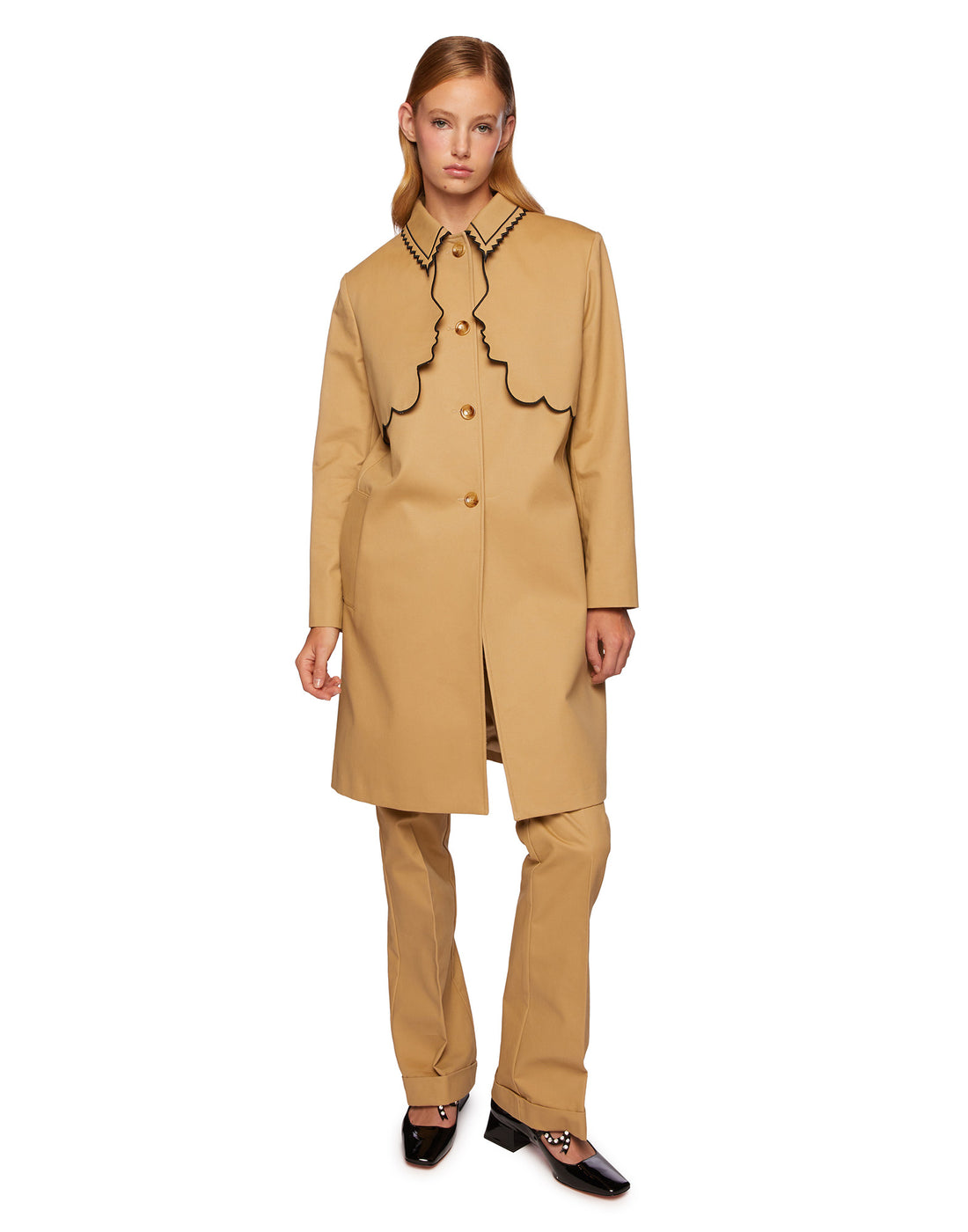 VIVETTA Trench Impermeabile in Gabardina