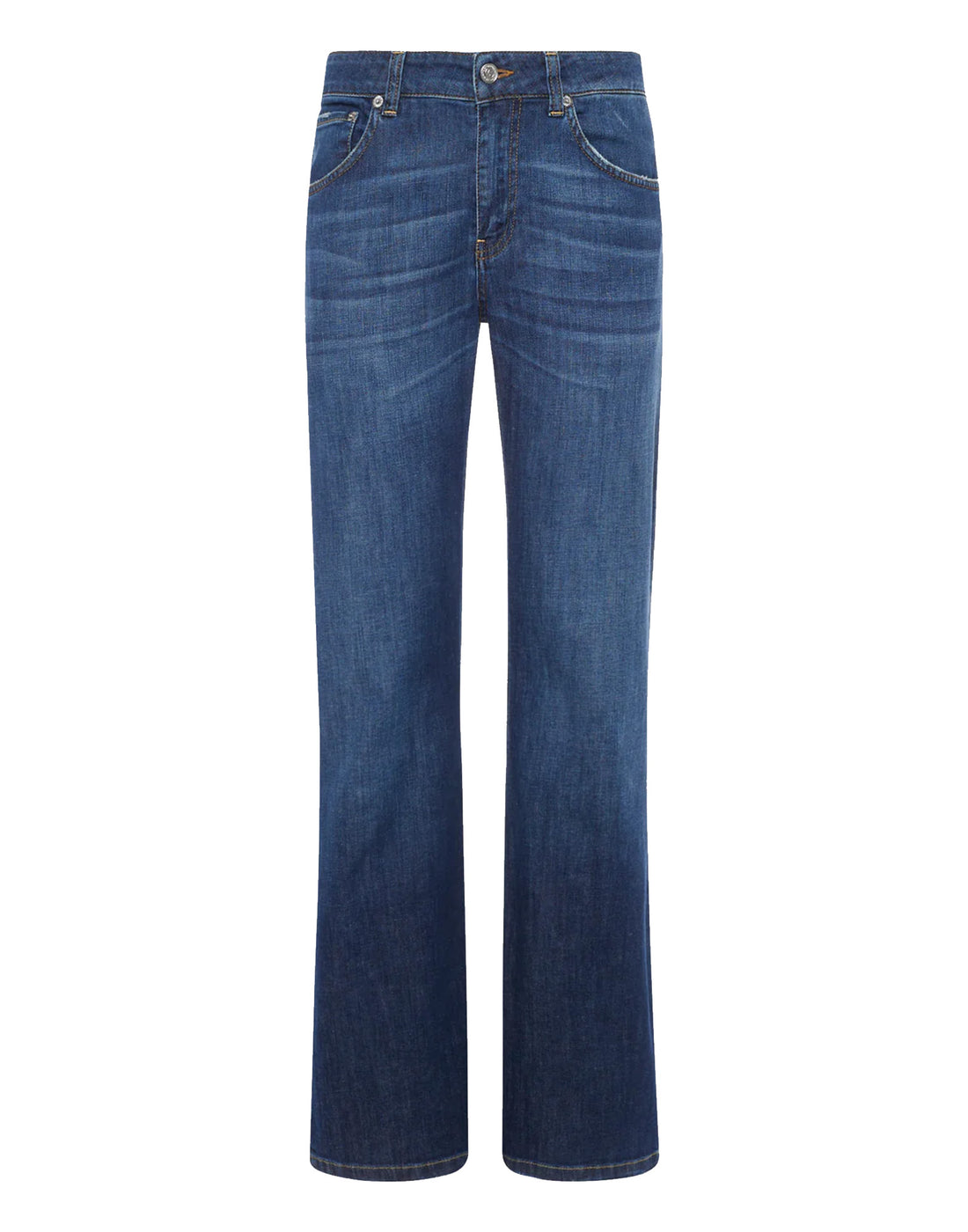 DEPARTMENT FIVE Jeans Bootcut Mega in Denim Blu